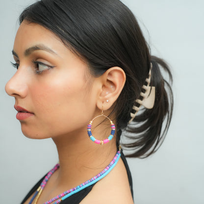 Color Splash beaded earrings