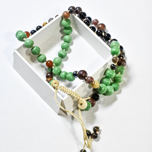 Leaflight beaded necklace