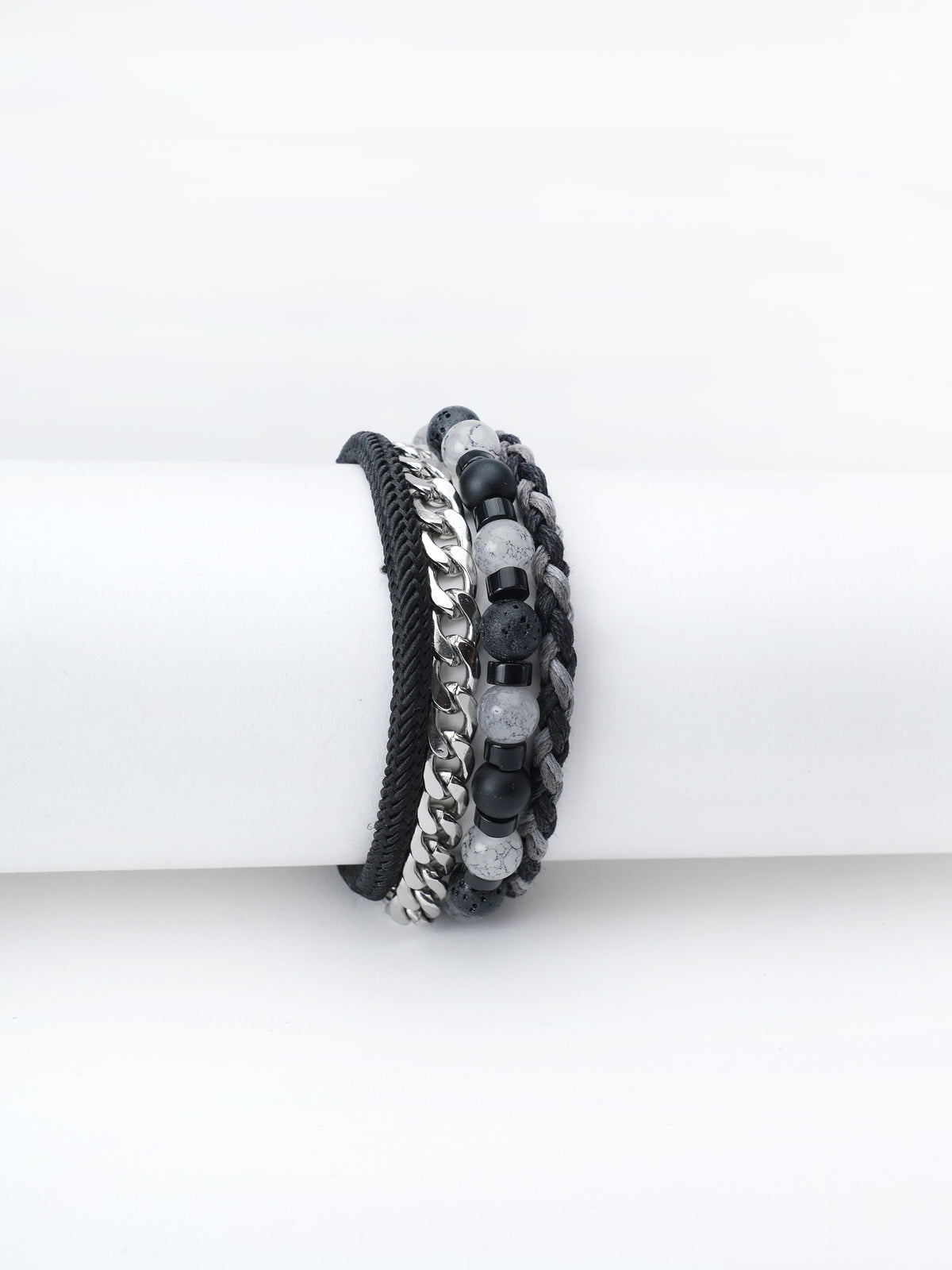 Black 4 layer bracelet