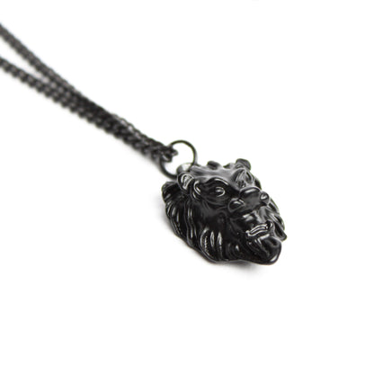 Black Lion Necklace