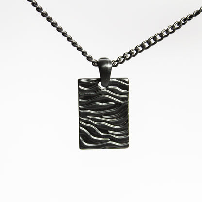 Black Melted Necklace