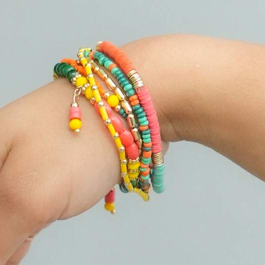 Colourful Confetti Beaded Bracelet