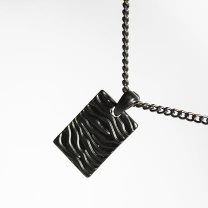 Black Melted Necklace