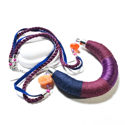 Violet Drift necklace