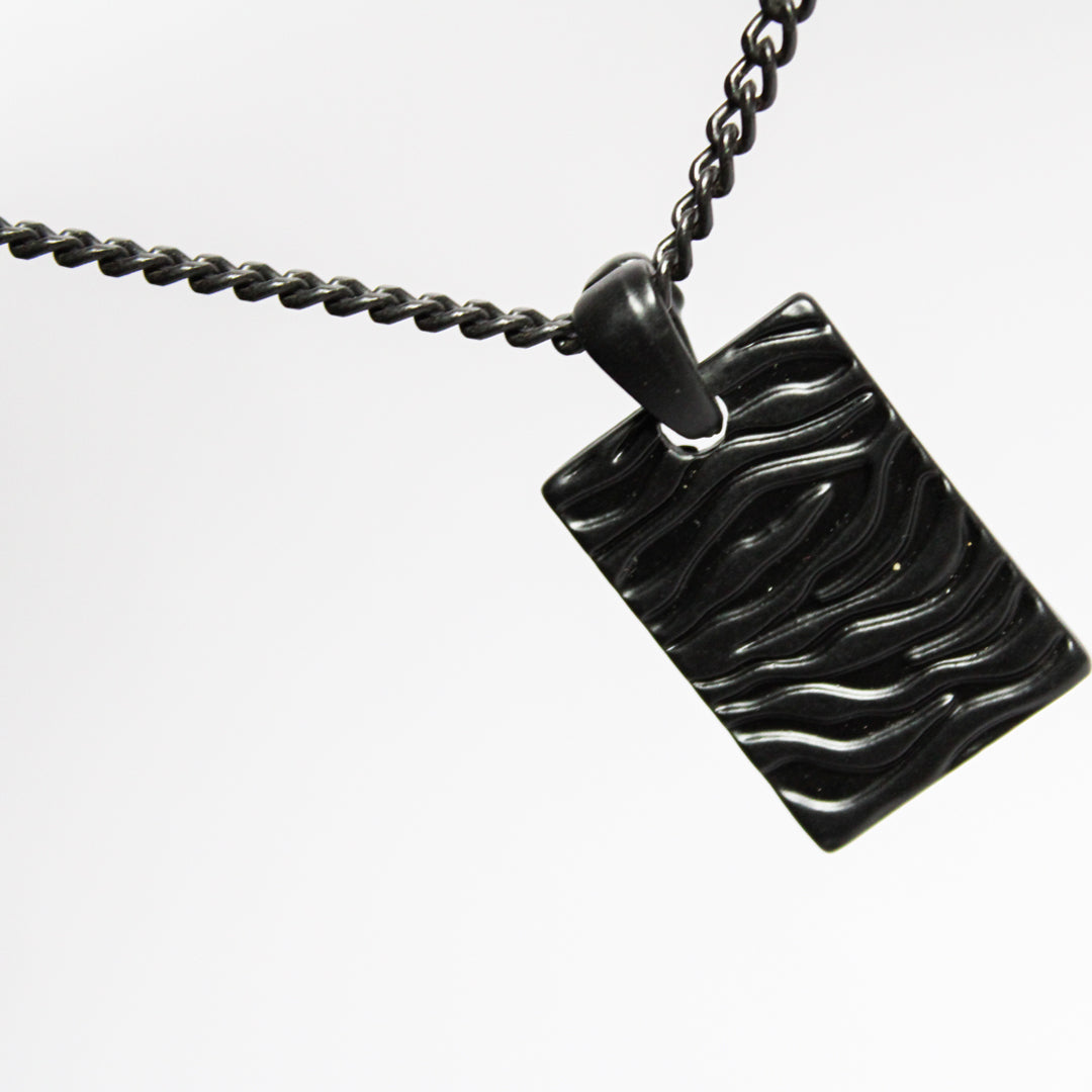 Black Melted Necklace