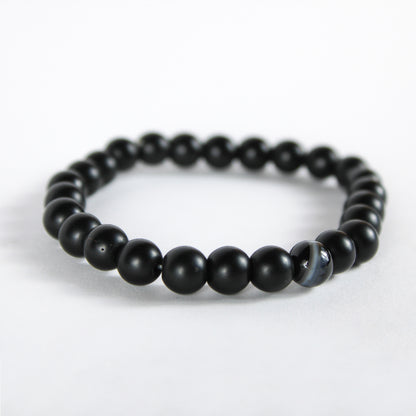 Cosmic Onyx Men's Bracelets | Combo Of 3 Pieces