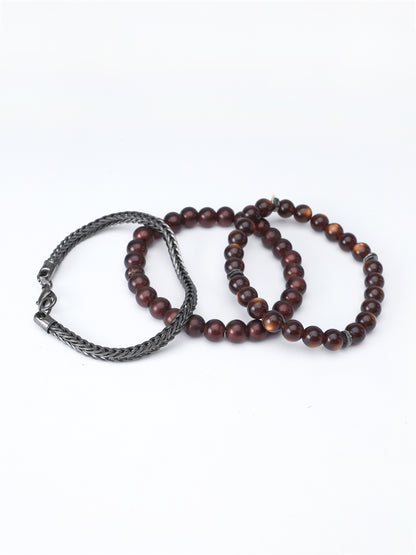 Bloodstone Braid Bracelet