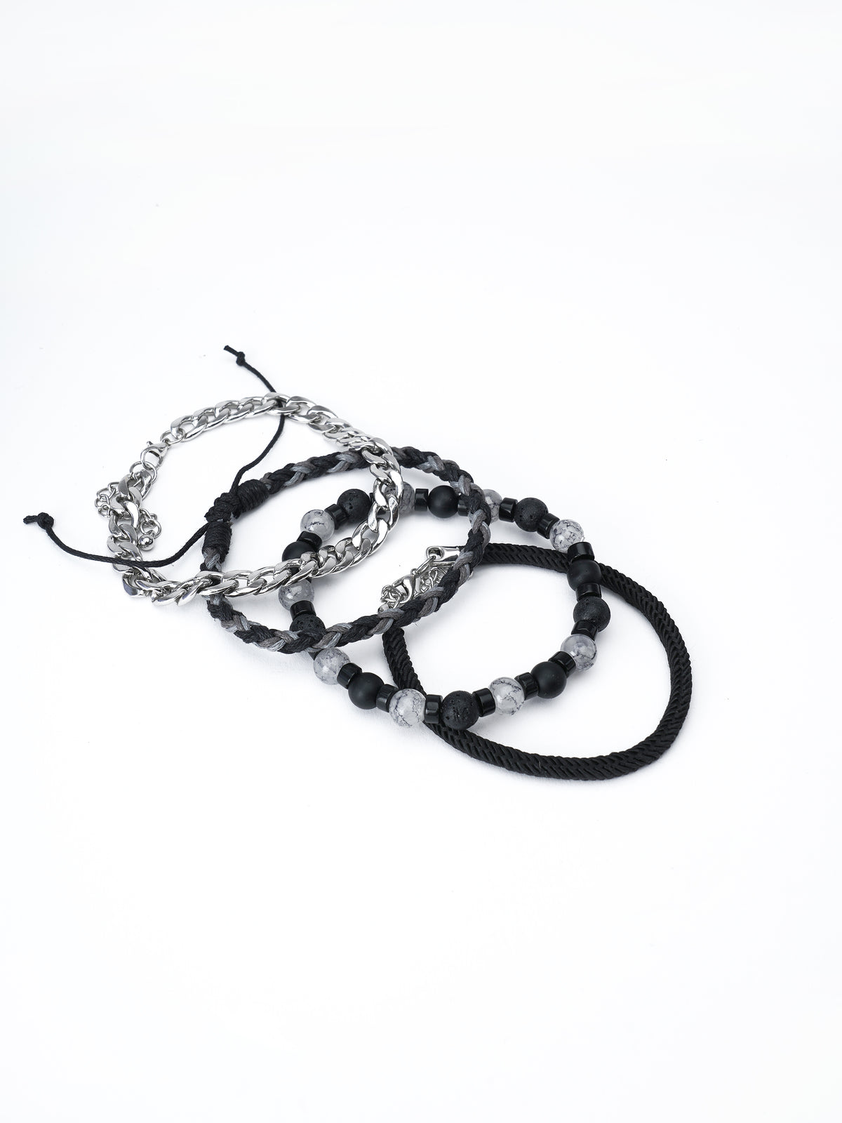 Black 4 layer bracelet