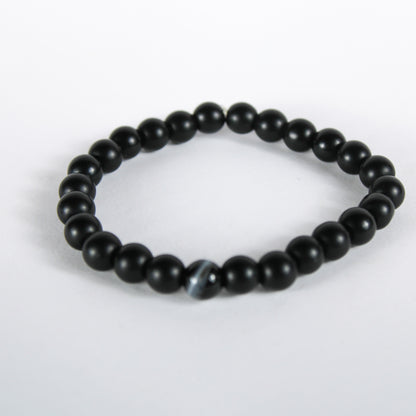 Cosmic Onyx Men's Bracelets | Combo Of 3 Pieces