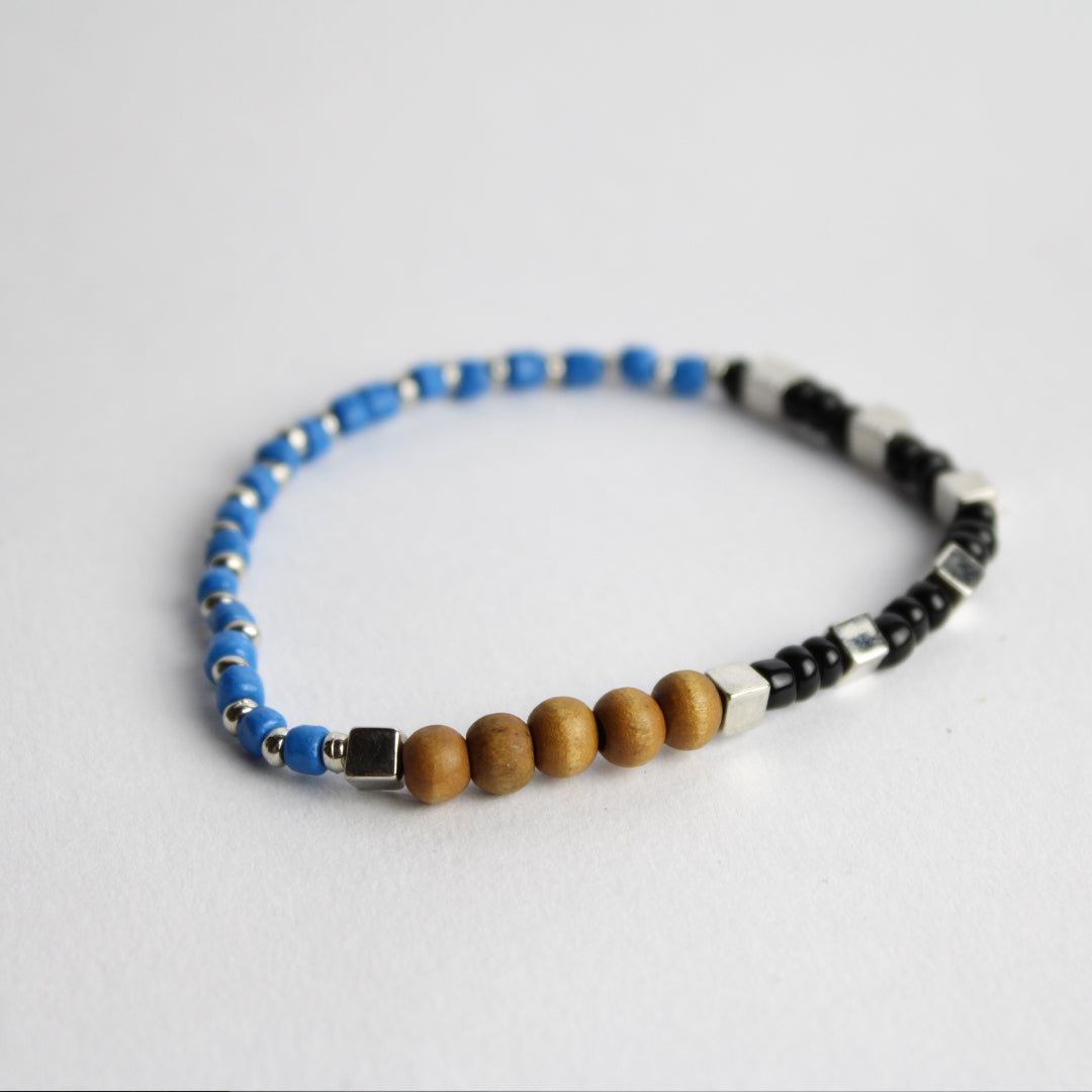 Blue Silver Bracelet