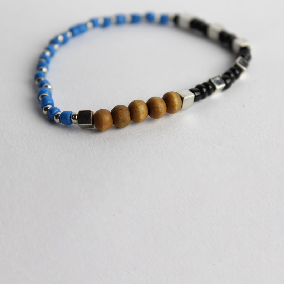 Blue Silver Bracelet