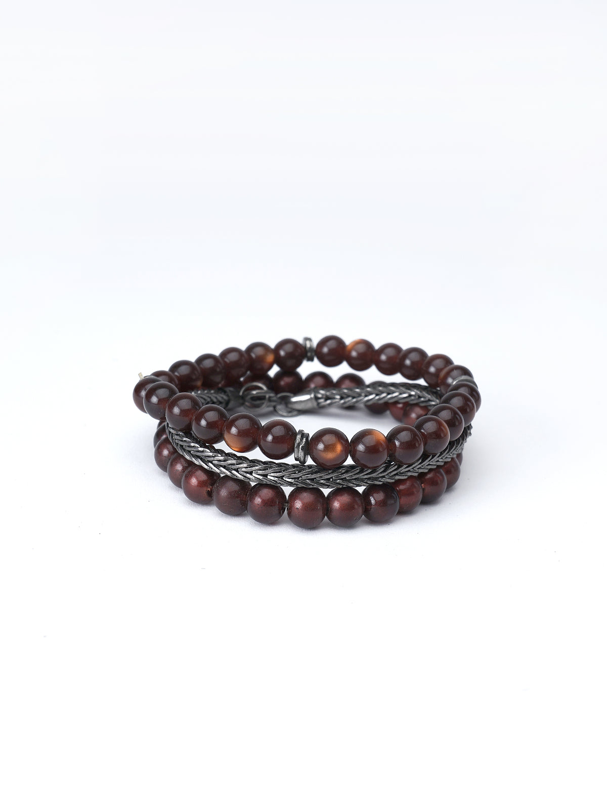 Bloodstone Braid Bracelet