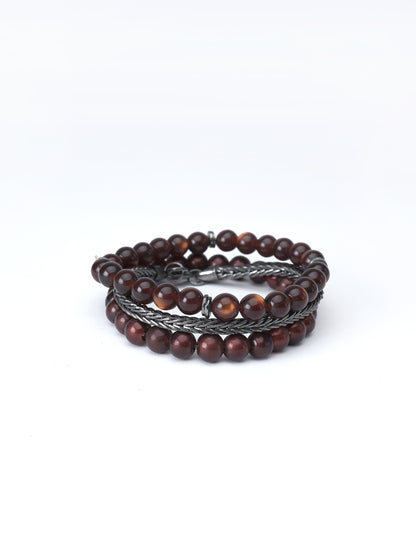 Bloodstone Braid Bracelet