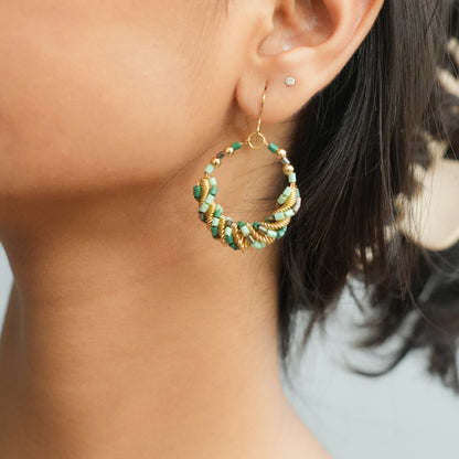Forest Whispers Twirl Earrings
