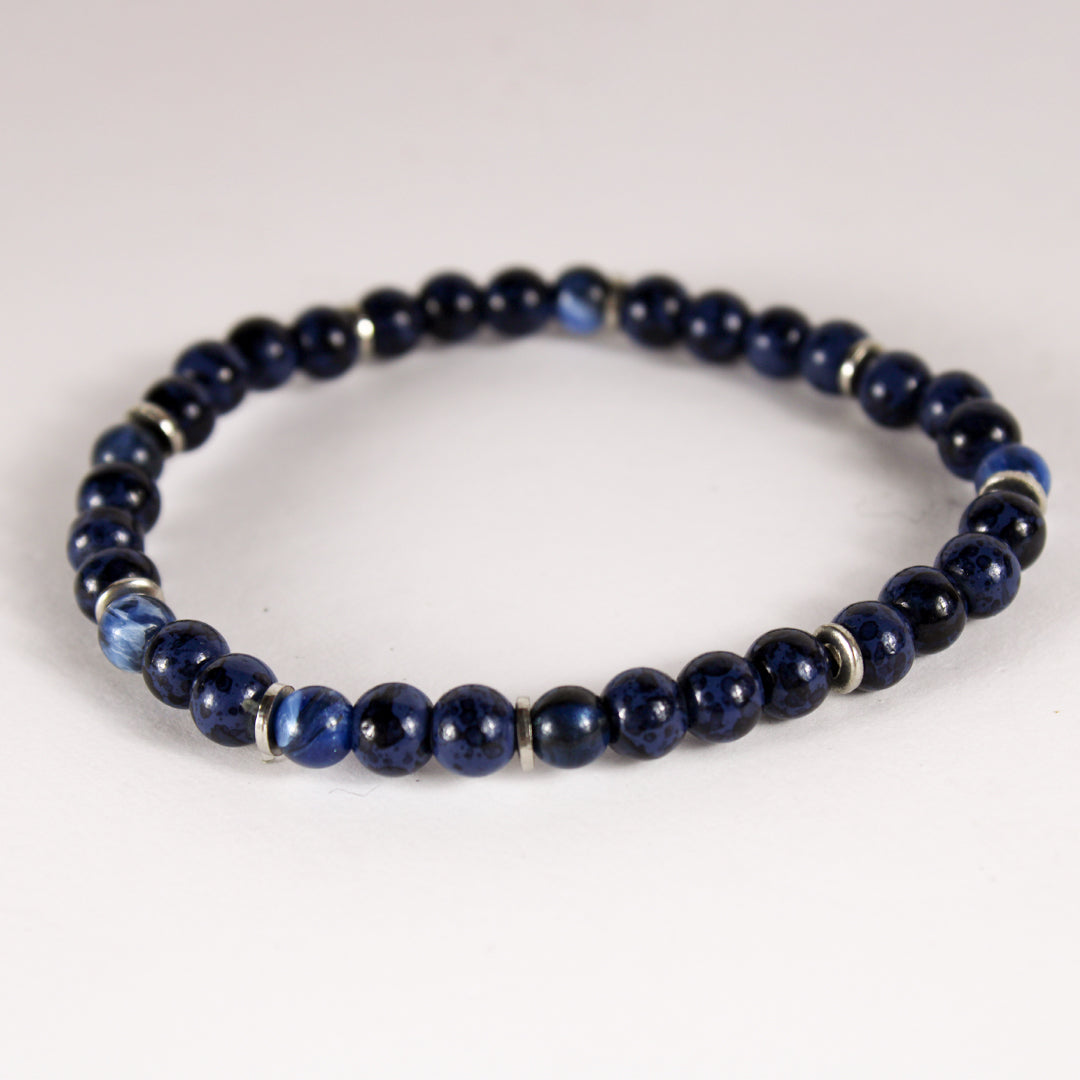 Midnight Marine Men's Bracelets | Combo Of 3 Pieces