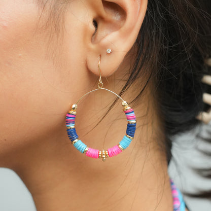 Color Splash beaded earrings