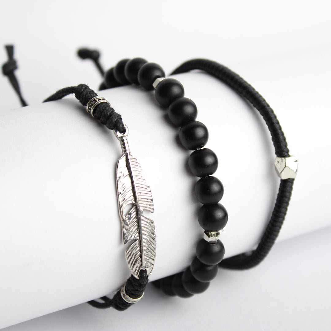 Black leaf Bracelets