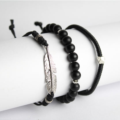 Black leaf Bracelets