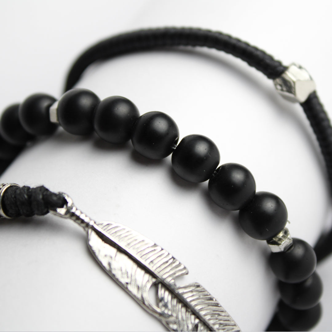 Black leaf Bracelets