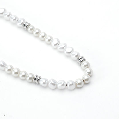 Pearl Fusion Layered Necklace Set