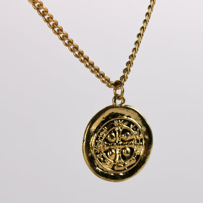 Captain's Compass Layered Men's Pendant