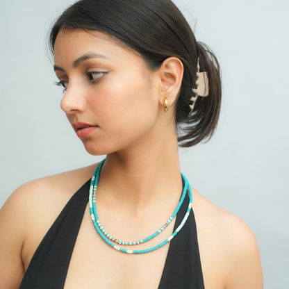 Sea Whisper Beaded Necklace