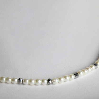 Silver Pearl Necklace