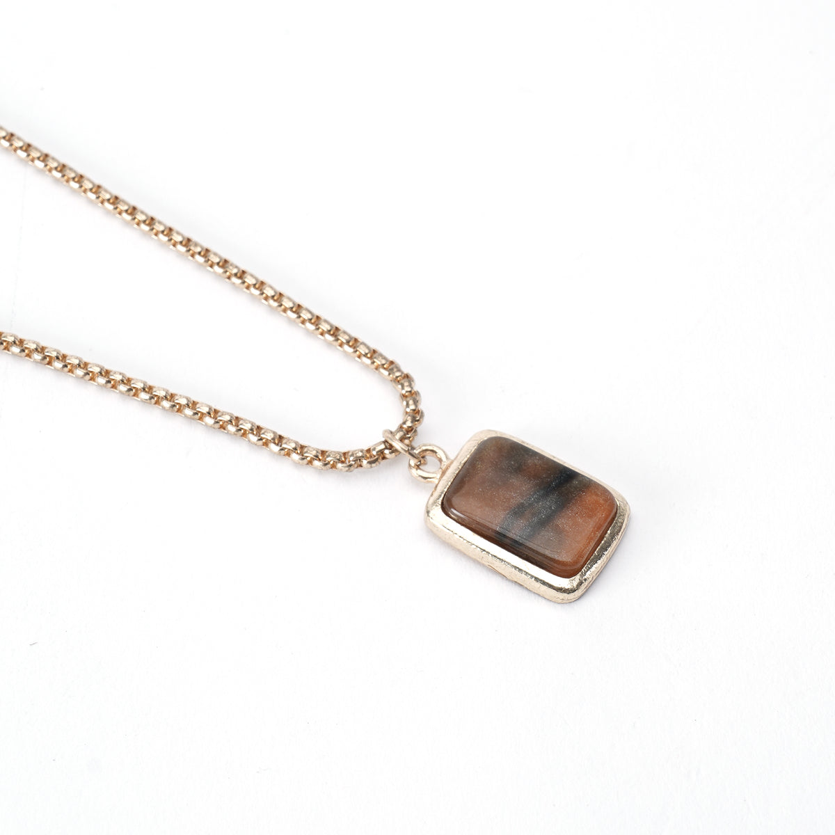 Vintage Stone Layered Necklace