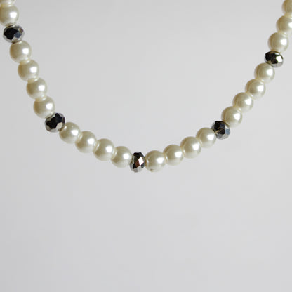 Silver Pearl Necklace