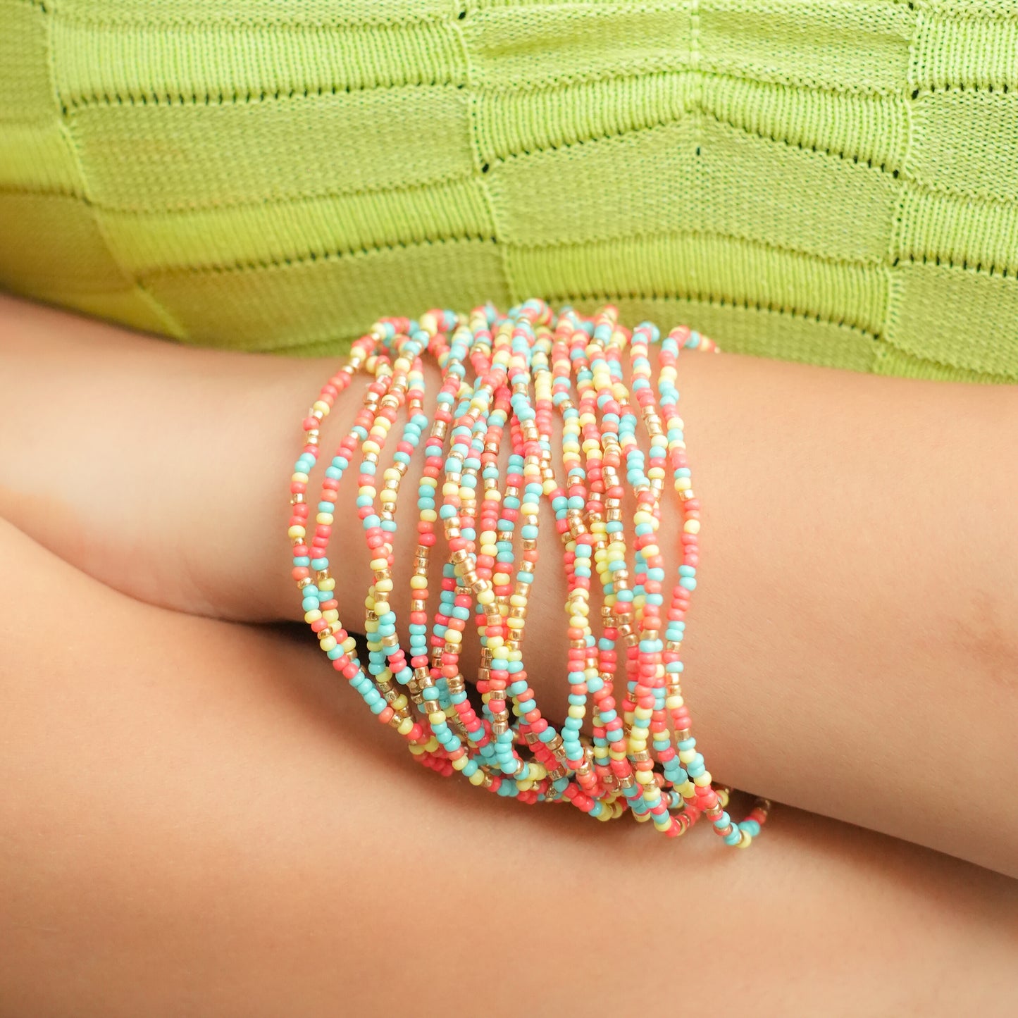 Spring Sprinkles Beaded Bracelet