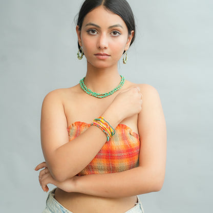 Mint Mirage Twirl Necklace