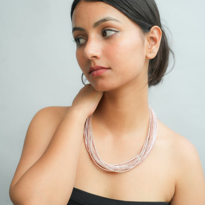 Cherry Fade Beaded Necklace