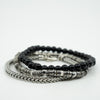 Silver Cascade Bracelet Stack