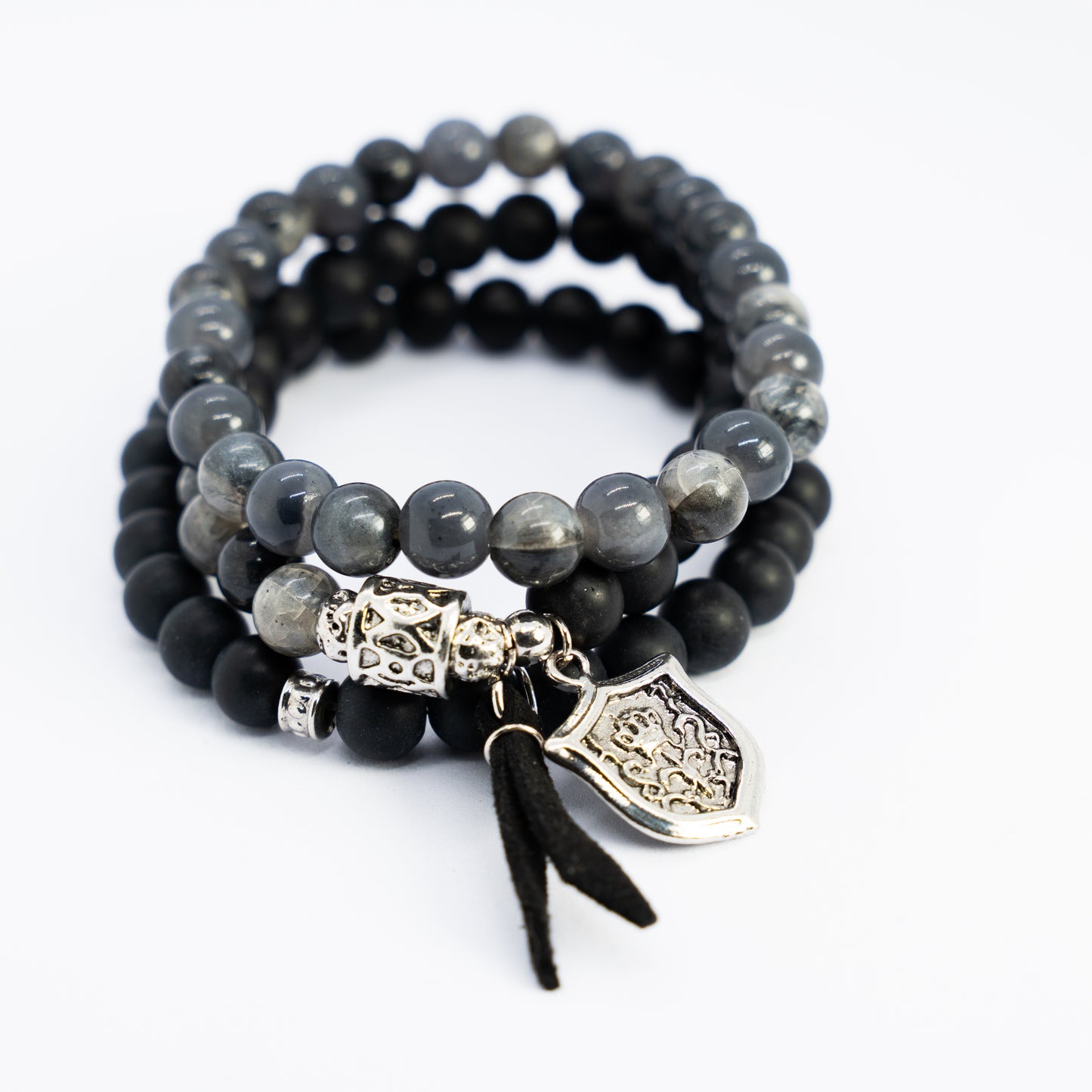 Silver Eclipse Bracelet Stack