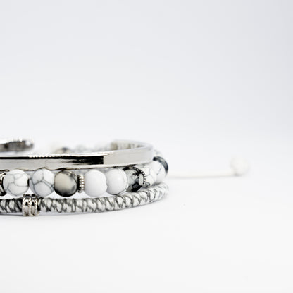Celestial Veil Bracelet Stack