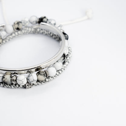 Celestial Veil Bracelet Stack