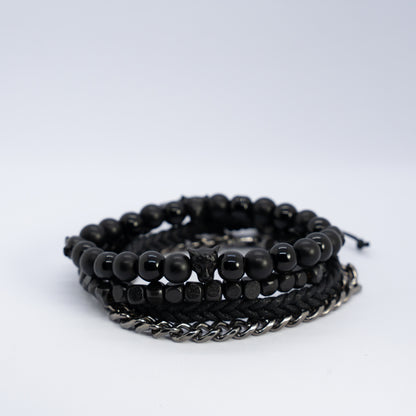 Serpent stone Bracelet stack