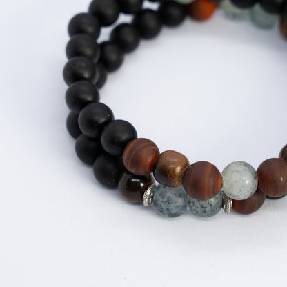 Venomous beaded Bracelet stack