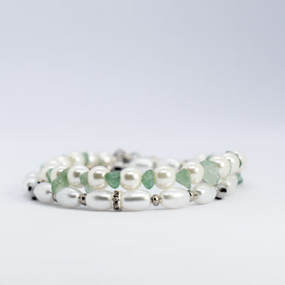 Pearl Meadow Bracelet Stack