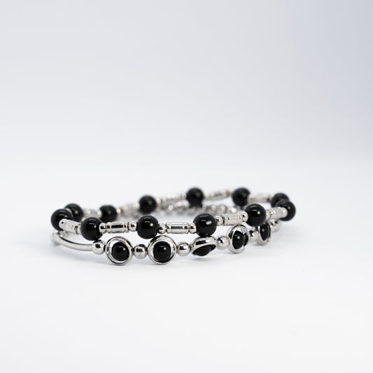 Silver Ivy Bracelet Stack
