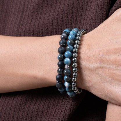 Ocean Horizon Bracelet Stack