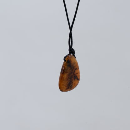 Amber Flame Necklace