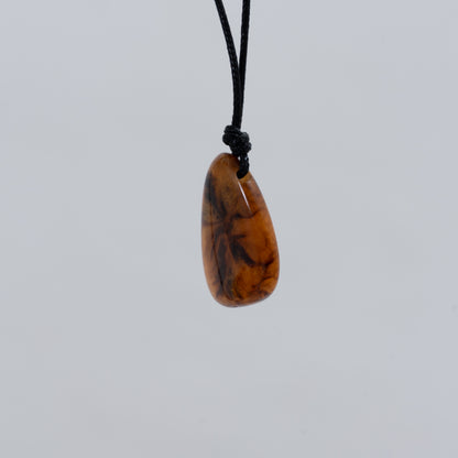 Amber Flame Necklace