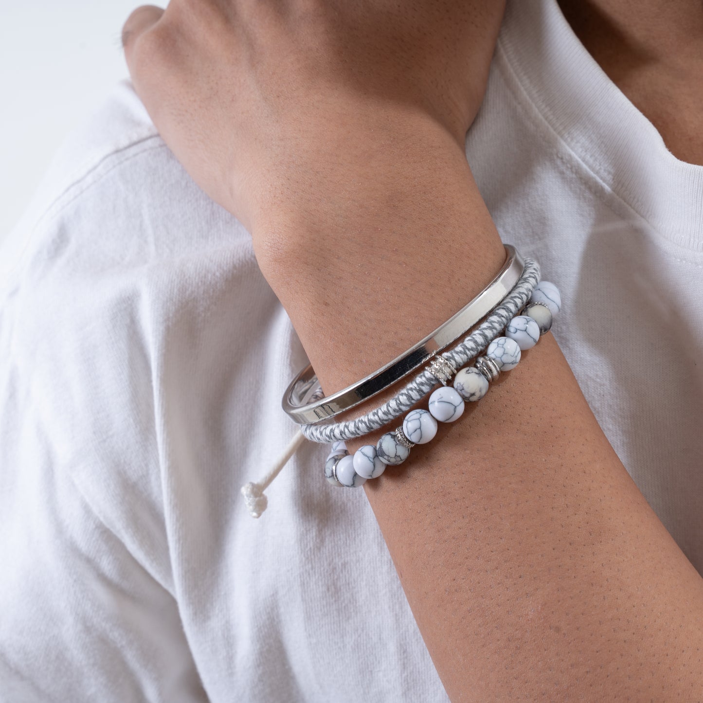 Celestial Veil Bracelet Stack