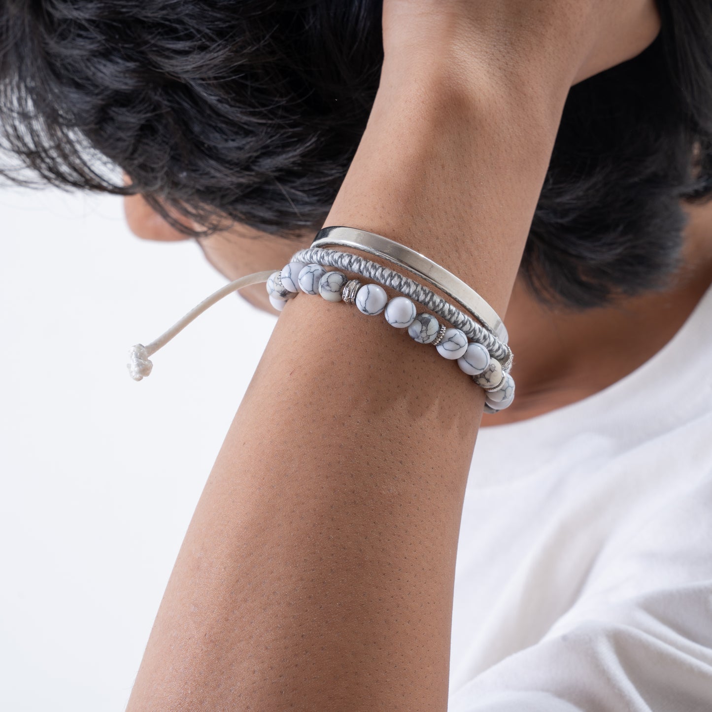 Celestial Veil Bracelet Stack