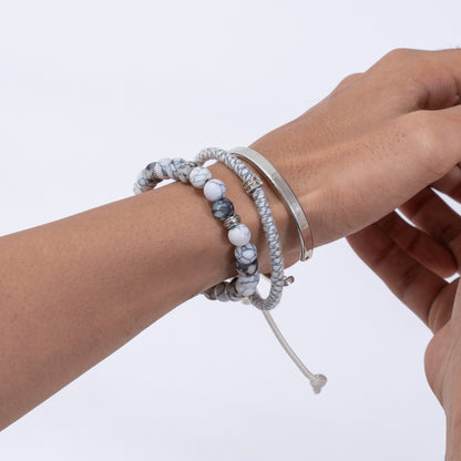 Celestial Veil Bracelet Stack