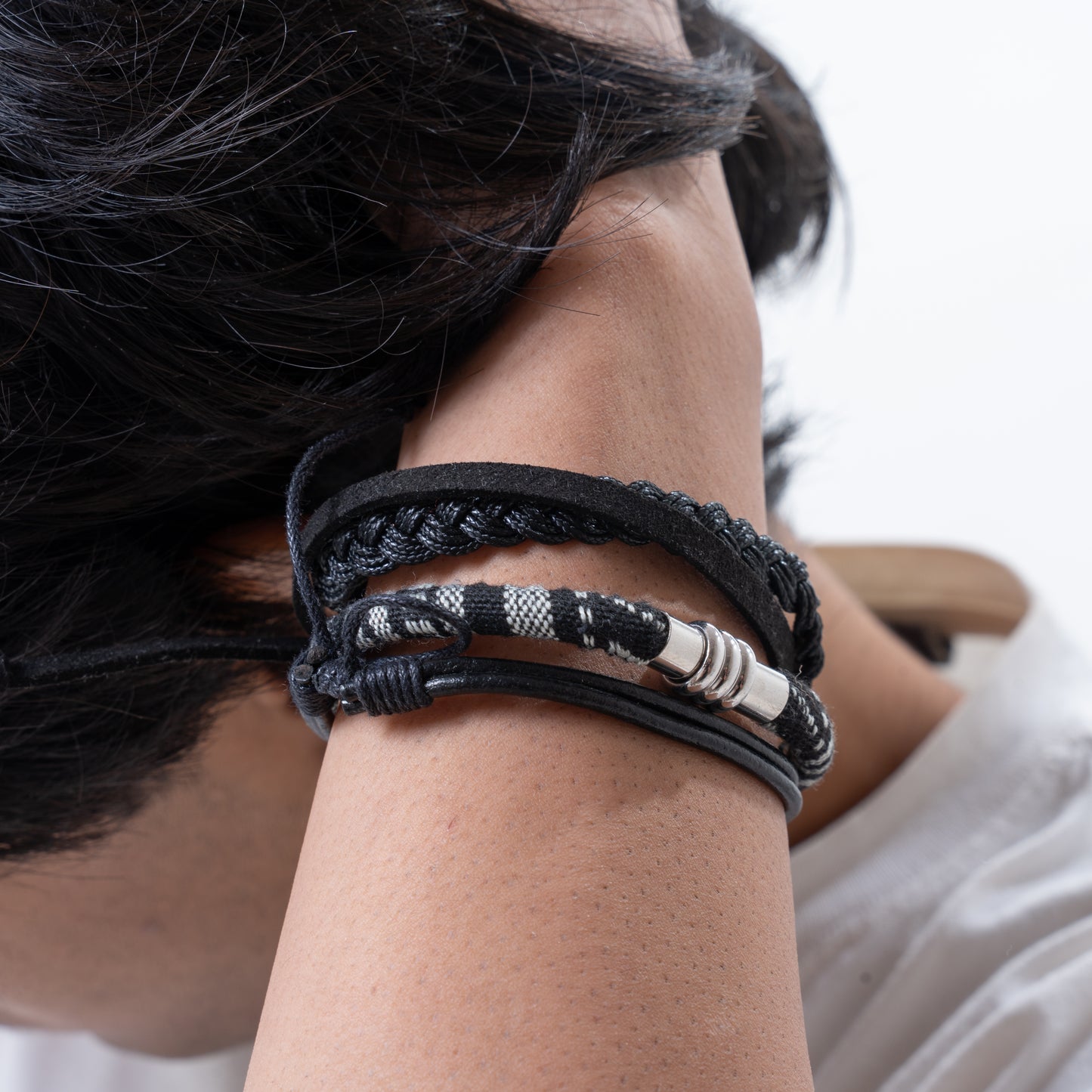 Midnight Whisper Bracelet Stack