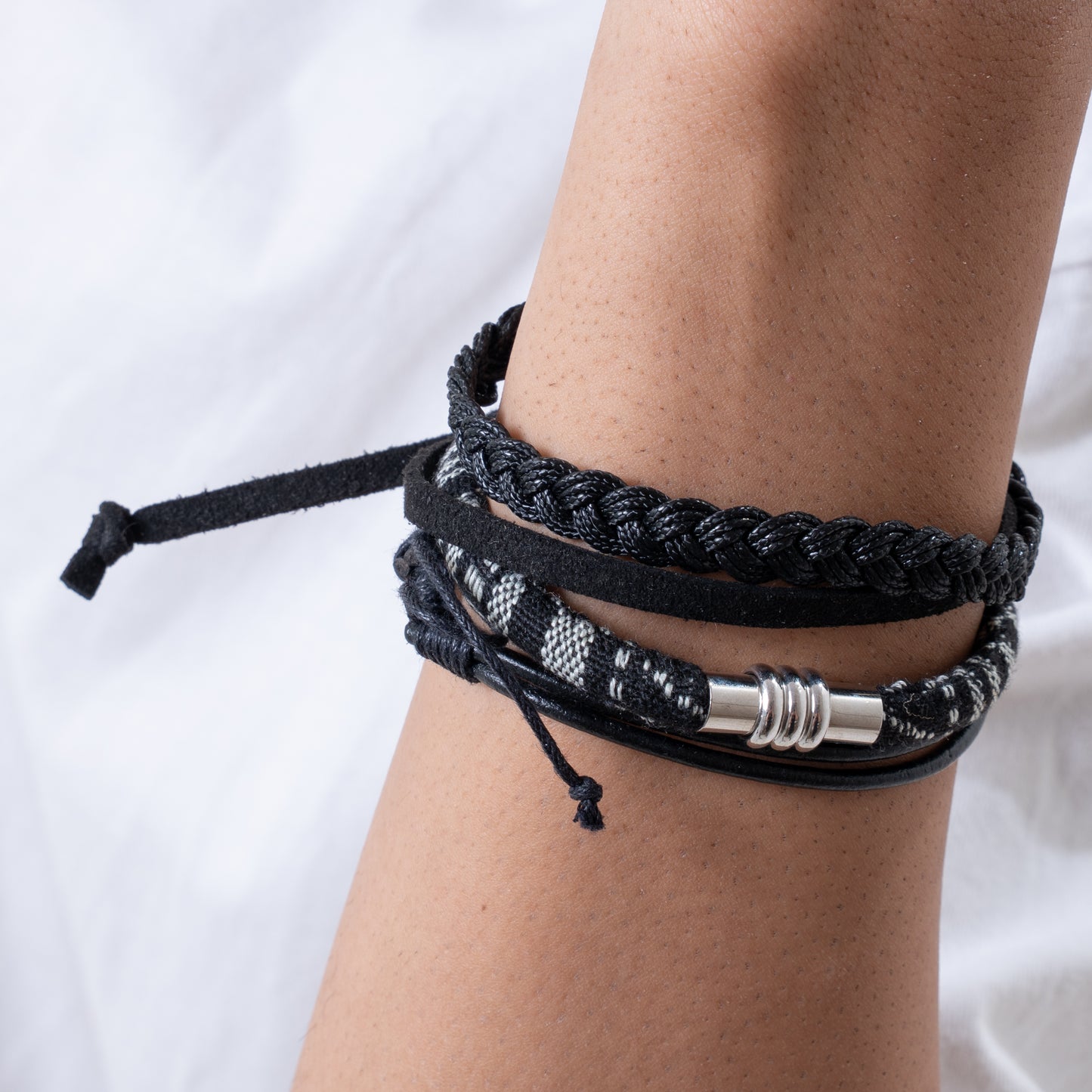 Midnight Whisper Bracelet Stack