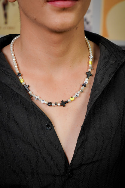 Mystical feather charm necklace