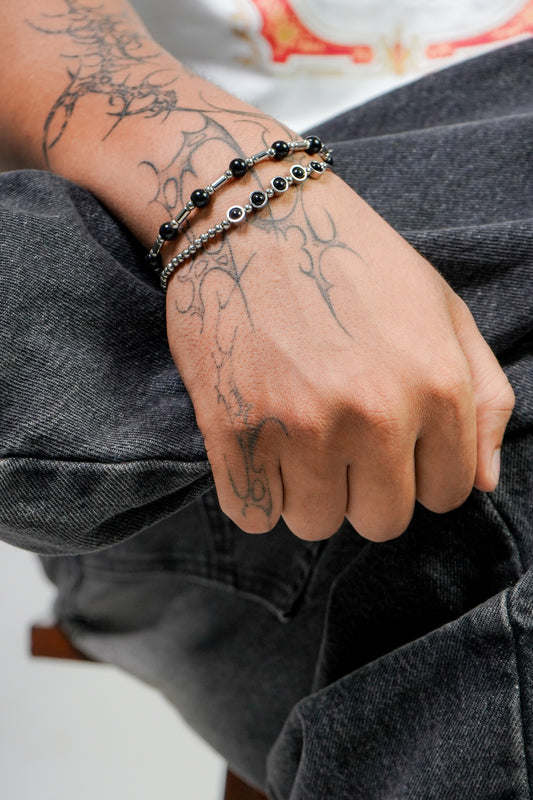 Silver Ivy Bracelet Stack